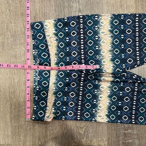 AMERICAN EAGLE GEOMETRIC AZTEC TRIBAL STRETCH ANKLE LEGGINGS - Picture 4 of 5